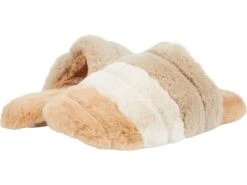 Madewell Quilted Scuff Slippers In Leopard Recycled Faux Fur