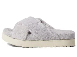 UGG Fuzz Sugar Terry Cross Slide -Shoes Stories Shop 71RBsM1tDjL