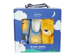 Joules Kids Slipper And Soft Toy Gift Set (Toddler/Little Kid) -Shoes Stories Shop 71T9Gk7rM6L