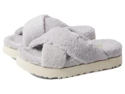 UGG Fuzz Sugar Terry Cross Slide